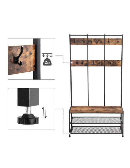 Wieszak Stojak na Ubrania - HSR86BX