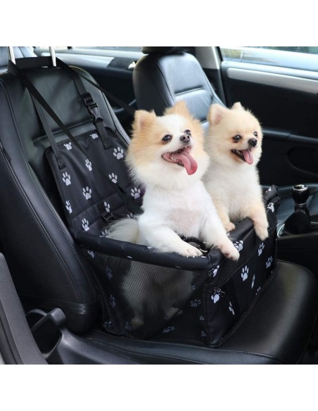 Transporter samochodowy dla psa - czarny