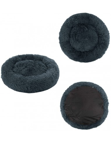 Legowisko pluszowe M 60cm - ciemnoszare