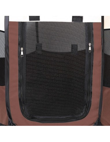 Kojec dla psa/kota 74x74x43cm - brązowy