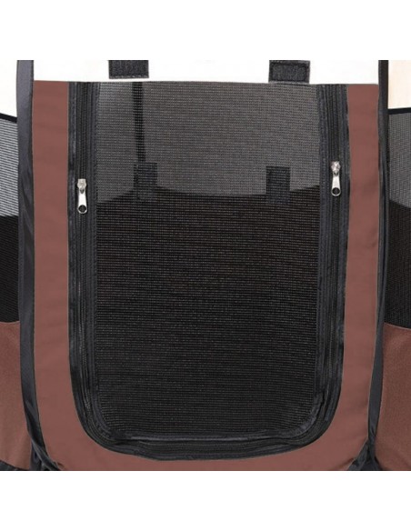 Kojec dla psa/kota 74x74x43cm - brązowy