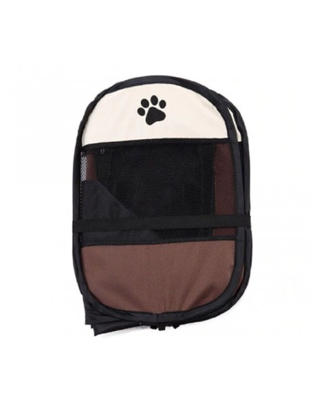 Kojec dla psa/kota 74x74x43cm - brązowy