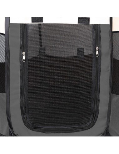 Kojec dla psa/kota 74x74x43cm - szary