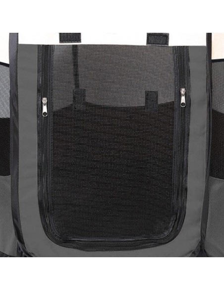 Kojec dla psa/kota 74x74x43cm - szary