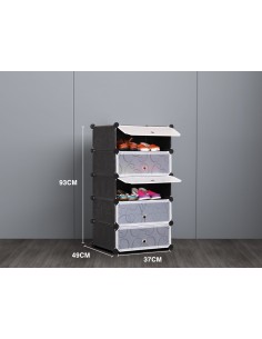 Szafka modułowa na buty 5 poziomów 2