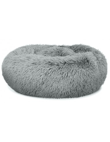 Legowisko pluszowe S 40cm - jasnoszare