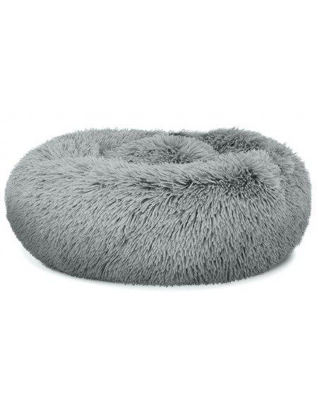 Legowisko pluszowe S 40cm - jasnoszare