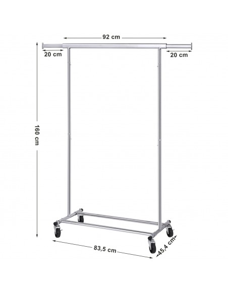 Wieszak na Ubrania na Kółkach - HSR13S