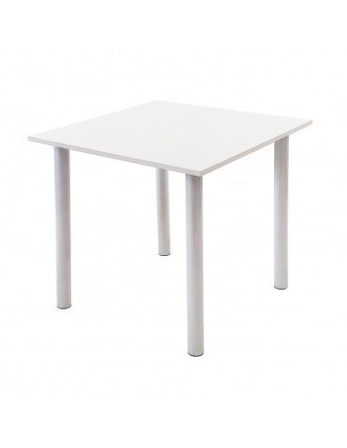 Zestaw stół Lugano 80 biały i 2 krzesła NORDEN...