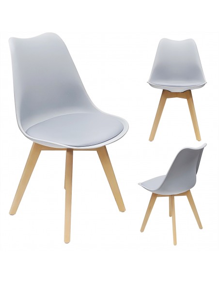 Krzesło NORDEN szare