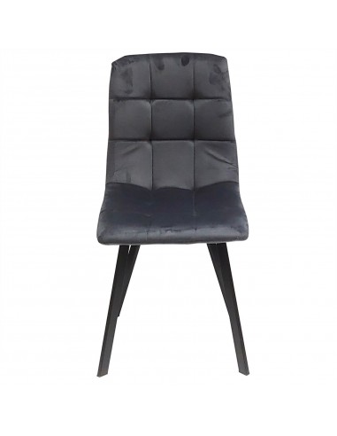 Krzesło NEVADA szare welur