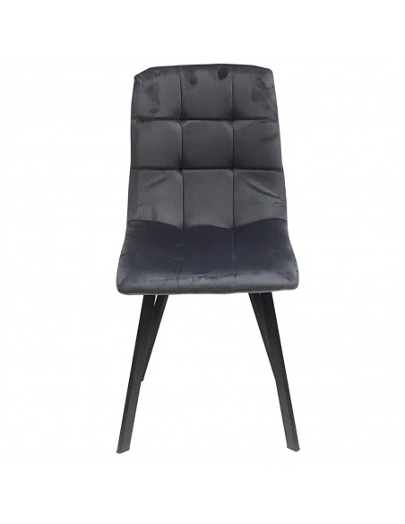 Krzesło NEVADA szare welur