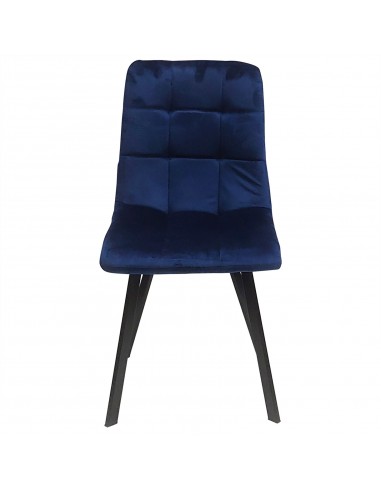 2 krzesła NEVADA granatowe welur
