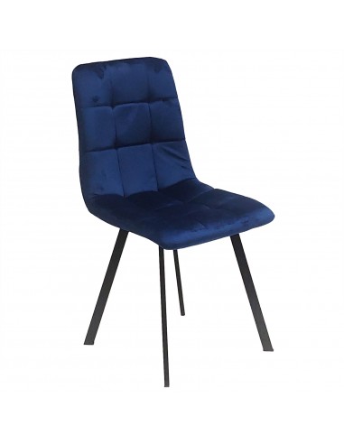 4 krzesła NEVADA granatowe welur