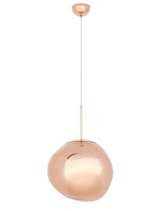 Lampa wisząca FUSION 40 miedziana - akryl 2
