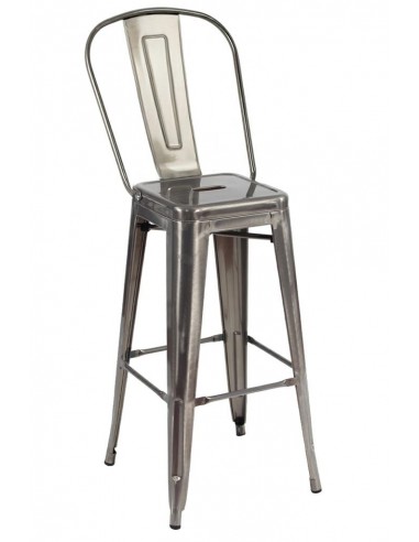 Krzesło barowe TOWER BIG BACK 66 (Paris) metal