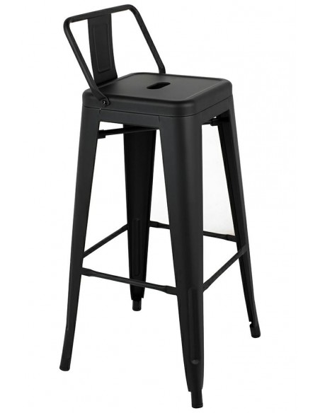 Krzesło barowe TOWER BACK 66 (Paris) czarne Krzesło barowe TOWER BACK 66 (Paris) czarne