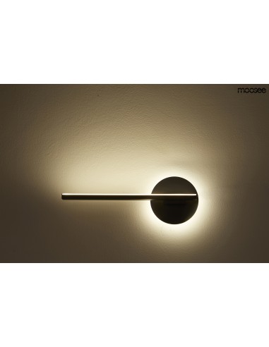 MOOSEE lampa ścienna HORIZON czarna
