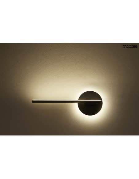 MOOSEE lampa ścienna HORIZON czarna