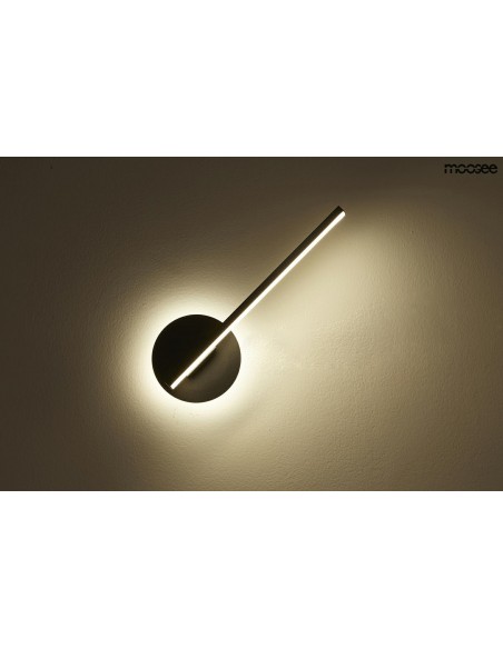 MOOSEE lampa ścienna HORIZON czarna
