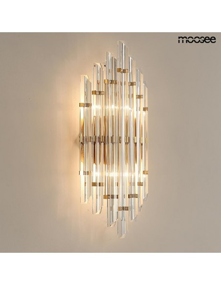 MOOSEE lampa ścienna PALAZZO złota