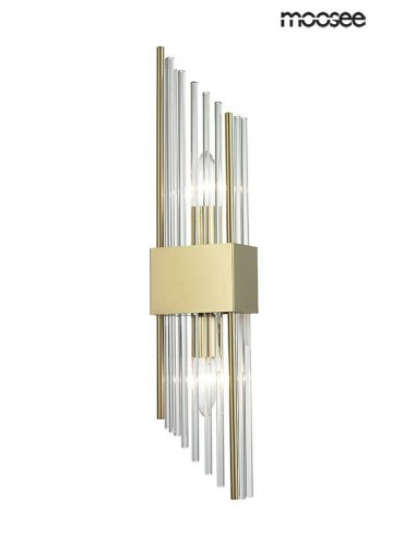 MOOSEE lampa ścienna SLANT złota