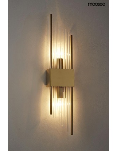 MOOSEE lampa ścienna SLANT złota