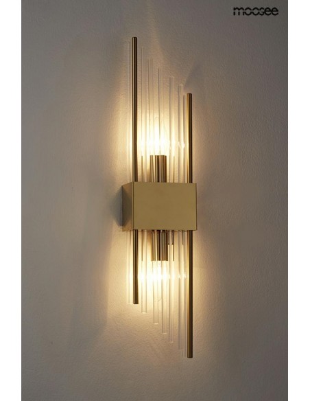 MOOSEE lampa ścienna SLANT złota