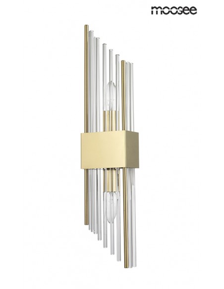 MOOSEE lampa ścienna SLANT złota