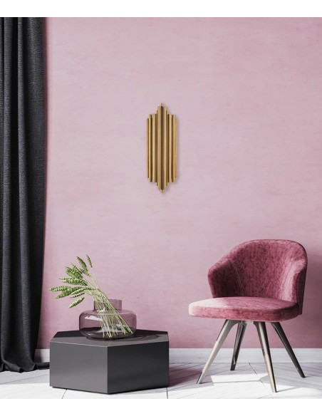 MOOSEE lampa ścienna HARMONIC złota