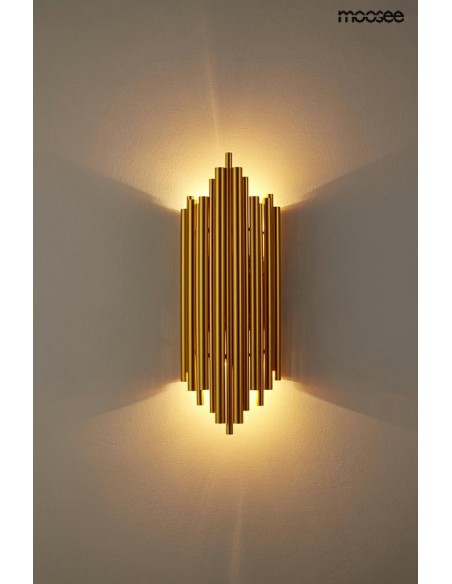 MOOSEE lampa ścienna HARMONIC złota
