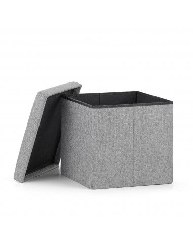 Pufa składana M - 30x30x30cm szara