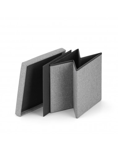 Pufa składana M - 30x30x30cm szara