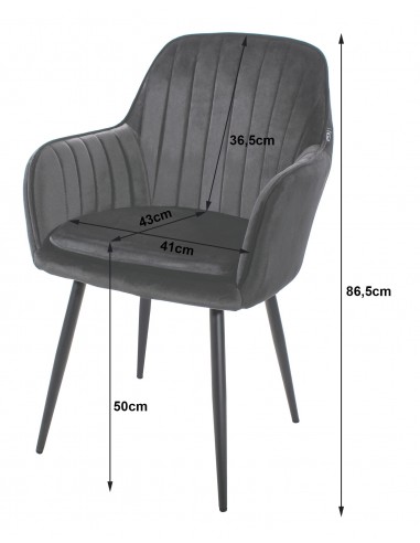 2 krzesła LUGO - welur zielony / nogi czarne