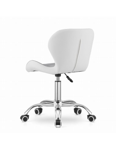 Krzesło obrotowe AVOLA - szaro-białe