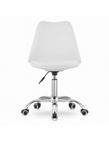Krzesło obrotowe ALBA - białe