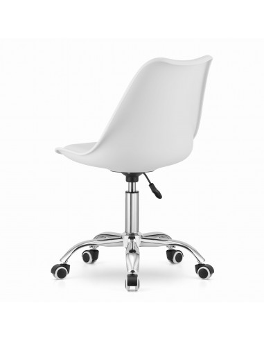 Krzesło obrotowe ALBA - białe