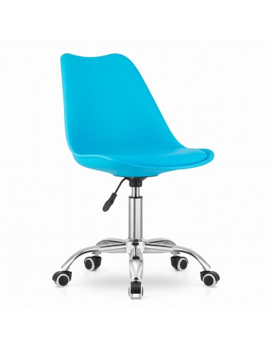 Krzesło obrotowe ALBA - niebieskie