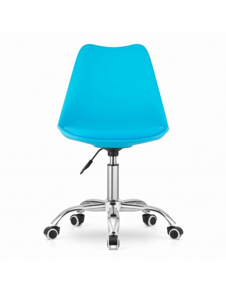 Krzesło obrotowe ALBA - niebieskie