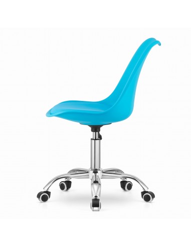 Krzesło obrotowe ALBA - niebieskie