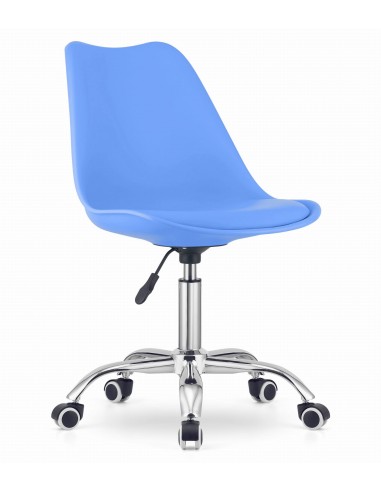 Krzesło obrotowe ALBA - niebieskie