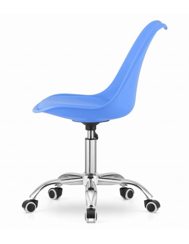 Krzesło obrotowe ALBA - niebieskie