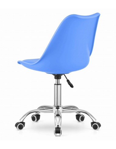 Krzesło obrotowe ALBA - niebieskie
