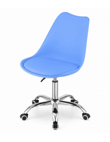 Krzesło obrotowe ALBA - niebieskie