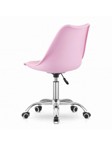 Krzesło obrotowe ALBA - róż
