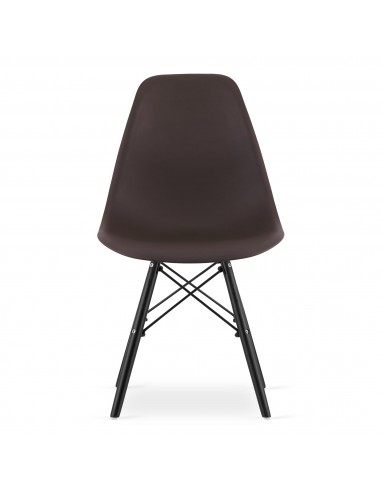 4 krzesła OSAKA kawa / nogi czarne