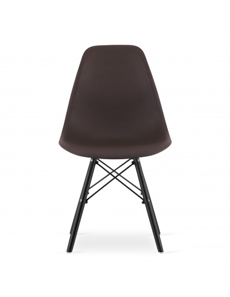 4 krzesła OSAKA kawa / nogi czarne