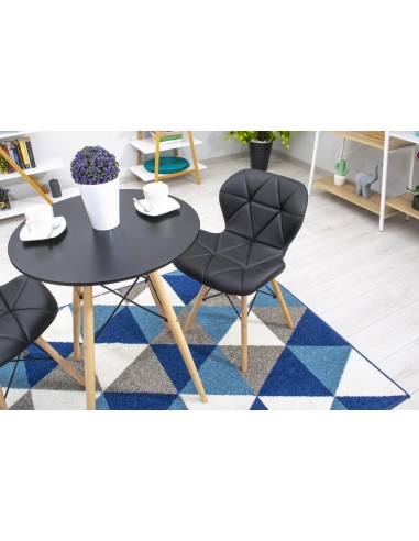 Stół TODI Okrągły 60cm - czarny