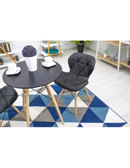 Stół TODI Okrągły 60cm - czarny