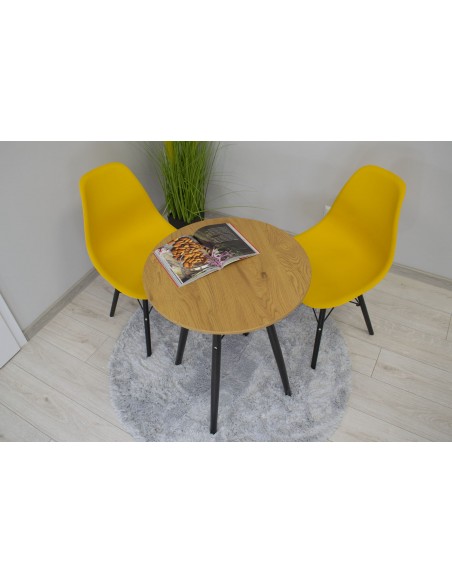 Stół TODI Okrągły 60cm - dąb